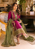 Asim Jofa, unstitched 3 piece embroidered linen summer suit - PH099