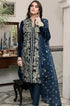 3PC Velvet Embroidered Suit - PH045