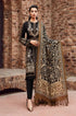 3PC Unstitched Dhanak Embroidered Shirt with Printed Pashmina Wool Shawl and Trouser - PH102