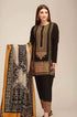 WINTER UNSTITCHED 3PC Khaddar Embroidered Suit with Printed Wool Shawll - ph091